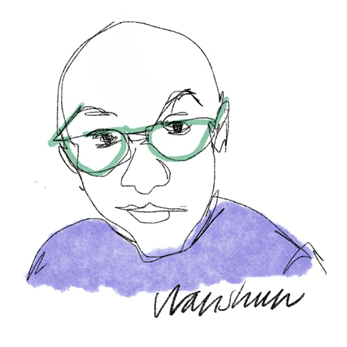 Illustrated portrait of Wanshun Tam